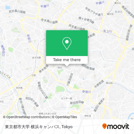 東京都市大学 横浜キャンパス map