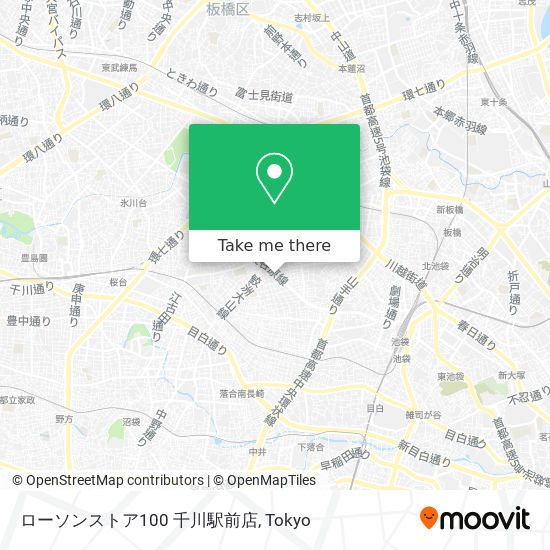 지하철 또는 버스 으로 板橋区 에서 ローソンストア100 千川駅前店 으로 가는법 Moovit 지하철 또는 버스 으로 板橋区 에서 ローソンストア100 千川駅前店 으로 가는법 Moovit