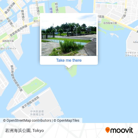 若洲海浜公園 map