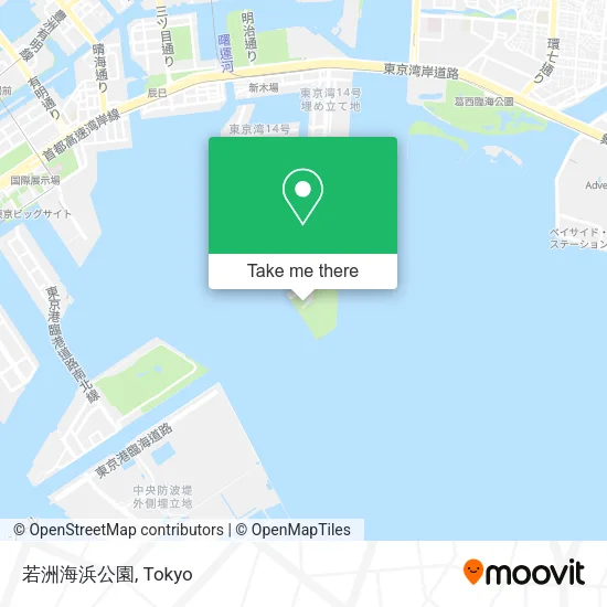 若洲海浜公園 map
