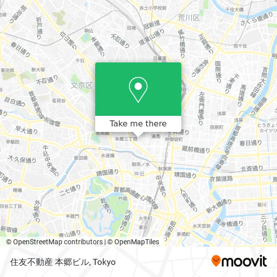 Sumitomo Real Estate Hongo Building map