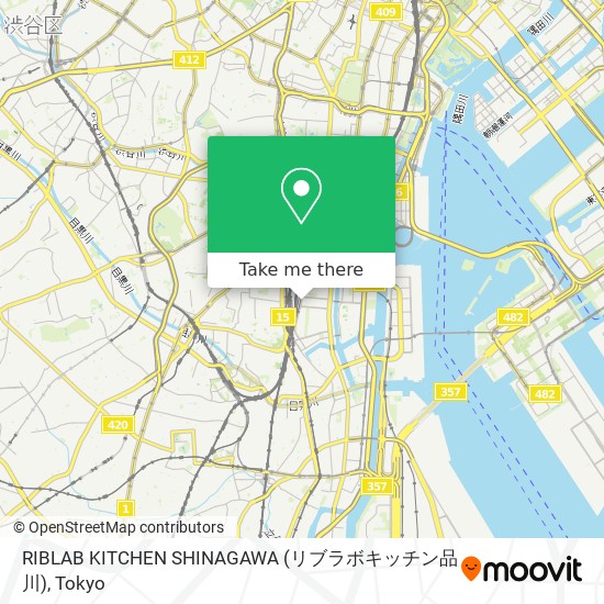 RIBLAB KITCHEN SHINAGAWA (リブラボキッチン品川) map