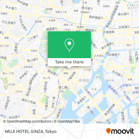 MUJI HOTEL GINZA map