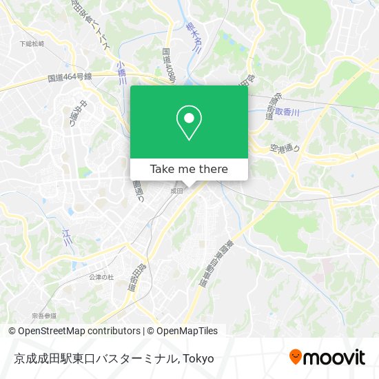 京成成田駅東口バスターミナル map
