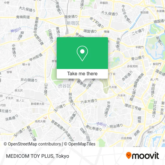 Medicom Toy Plus map