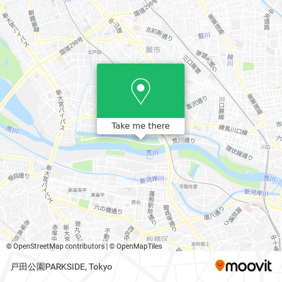 戸田公園PARKSIDE map