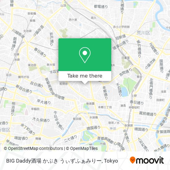 BIG Daddy酒場 かぶき うぃずふぁみりー map
