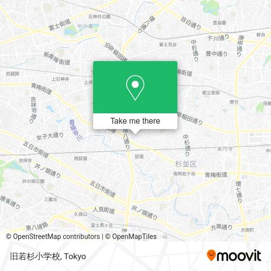 旧若杉小学校 map