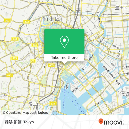 麺処 銀笹 map