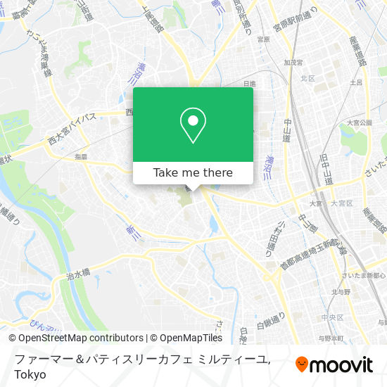 ファーマー＆パティスリーカフェ ミルティーユ map