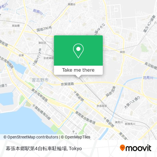 幕張本郷駅第4自転車駐輪場 map