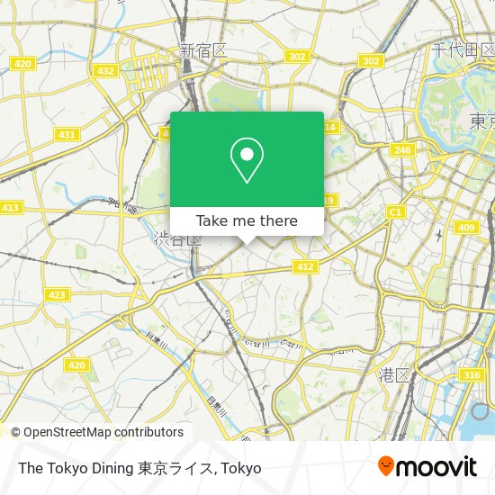 The Tokyo Dining 東京ライス map