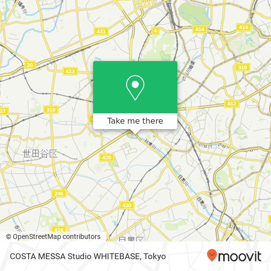 COSTA MESSA Studio WHITEBASE map