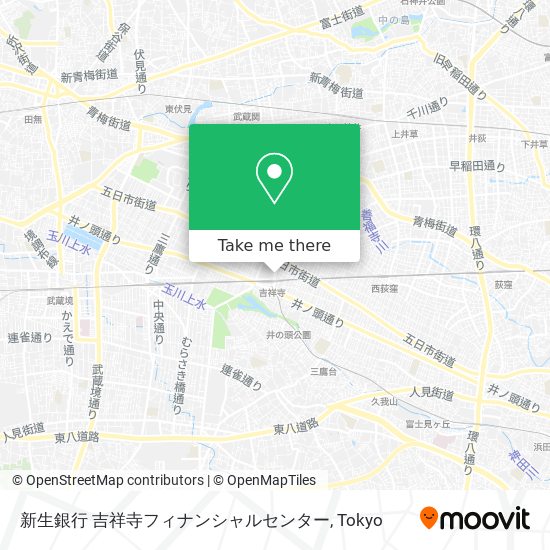 新生銀行 吉祥寺フィナンシャルセンター map
