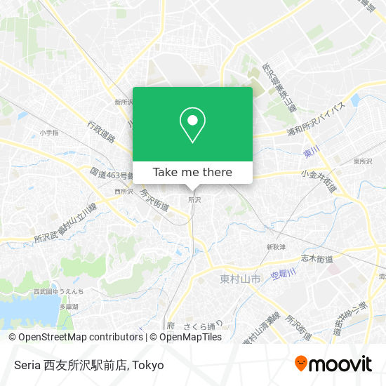 Seria 西友所沢駅前店 map