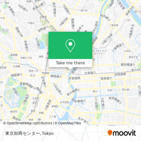 東京卸商センター map