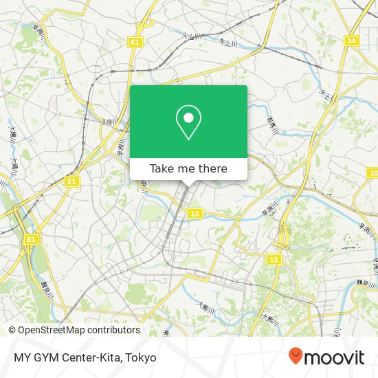 MY GYM Center-Kita map