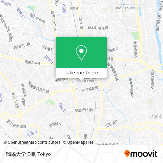 獨協大学 E棟 map