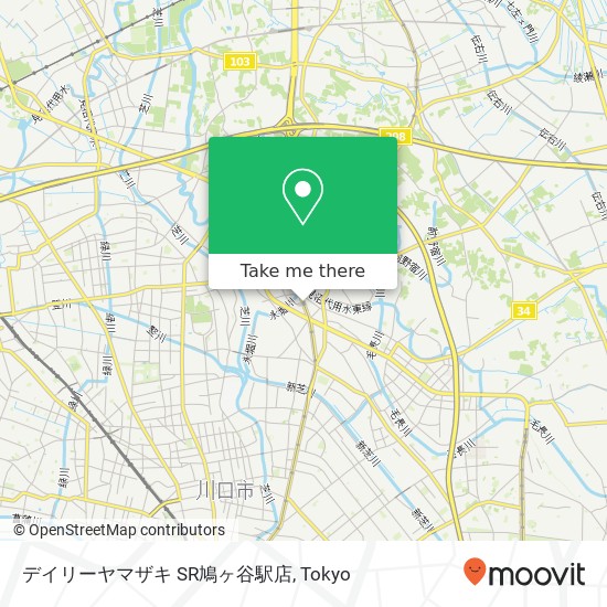 デイリーヤマザキ SR鳩ヶ谷駅店 map