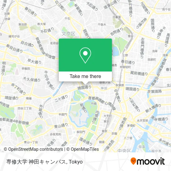 専修大学 神田キャンパス map