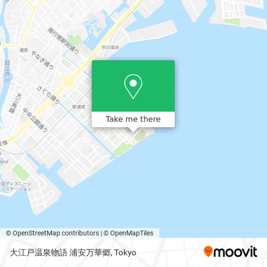 大江戸温泉物語 浦安万華郷 map