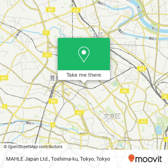 MAHLE Japan Ltd., Toshima-ku, Tokyo map