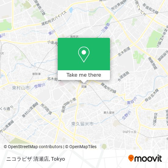 ニコラピザ 清瀬店 map
