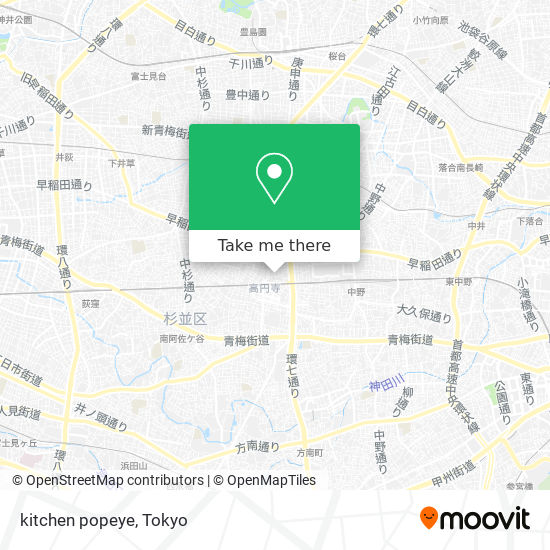 kitchen popeye map