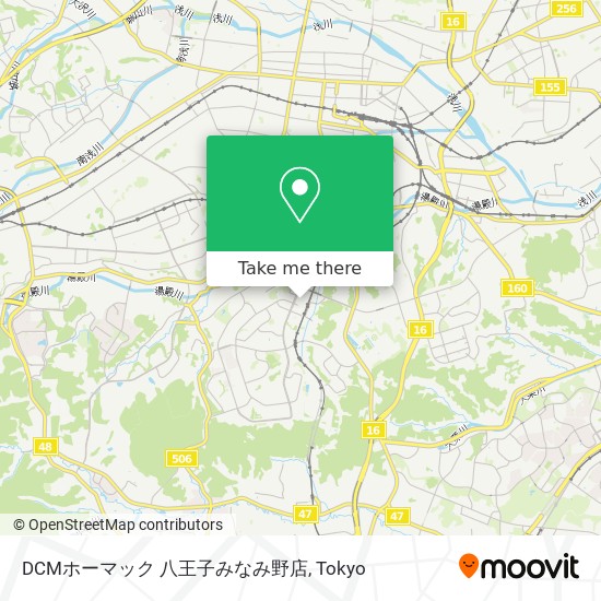 DCMホーマック 八王子みなみ野店 map