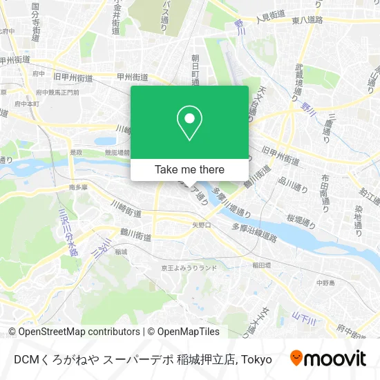 DCMくろがねや スーパーデポ 稲城押立店 map