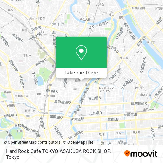 Hard Rock Cafe TOKYO ASAKUSA ROCK SHOP map