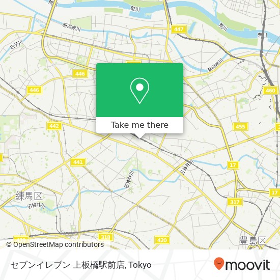 セブンイレブン 上板橋駅前店 map