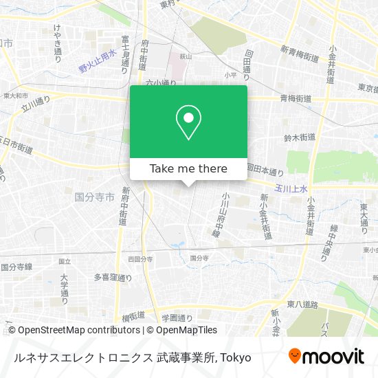 How To Get To ルネサスエレクトロニクス 武蔵事業所 In 小平市 By Bus Moovit