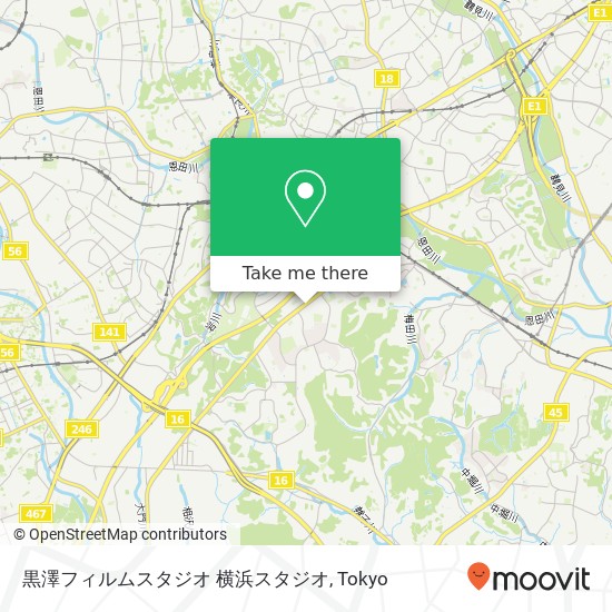 黒澤フィルムスタジオ 横浜スタジオ map