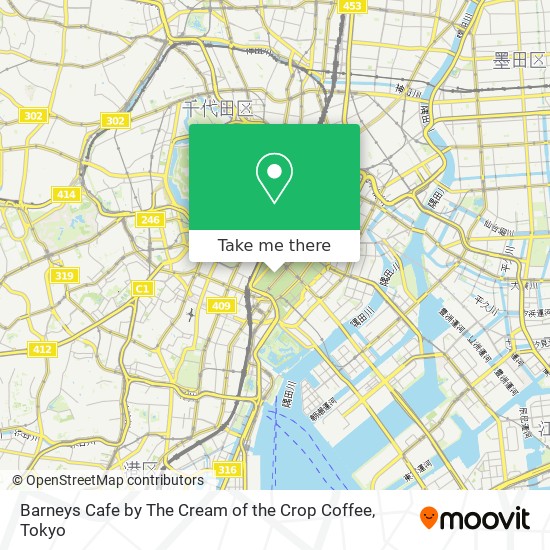 Barneys Cafe by The Cream of the Crop Coffee map