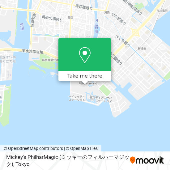 Mickey's PhilharMagic (ミッキーのフィルハーマジック) map