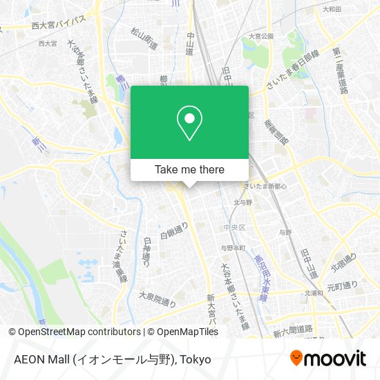 AEON Mall (イオンモール与野) map
