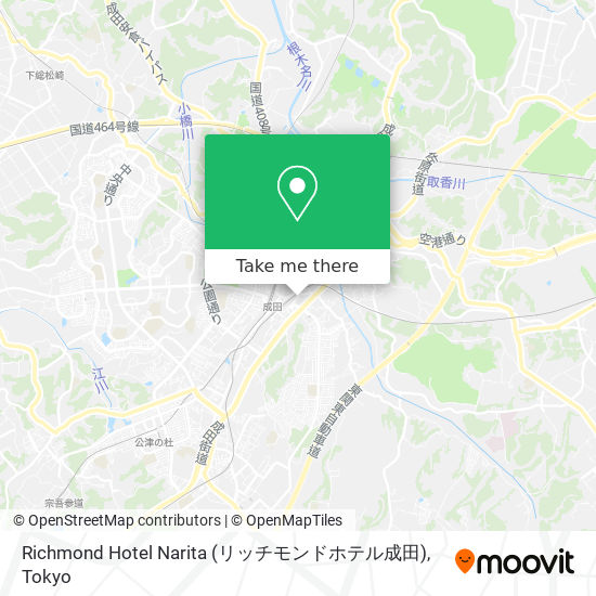 Richmond Hotel Narita (リッチモンドホテル成田) map