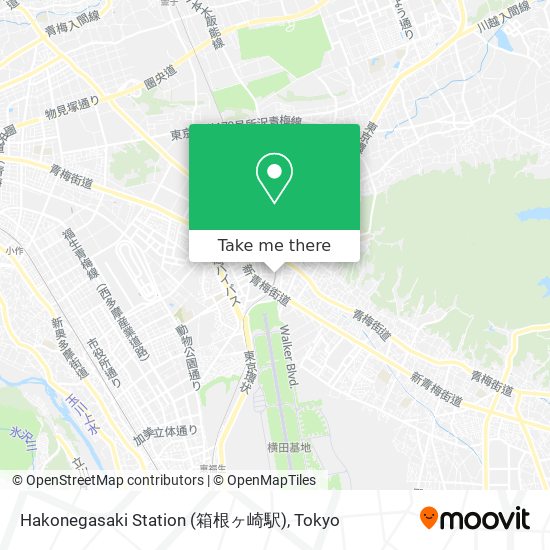 Hakonegasaki Station (箱根ヶ崎駅) map