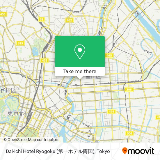 Dai-ichi Hotel Ryogoku (第一ホテル両国) map