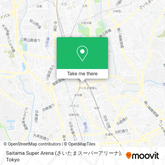 Saitama Super Arena (さいたまスーパーアリーナ) map