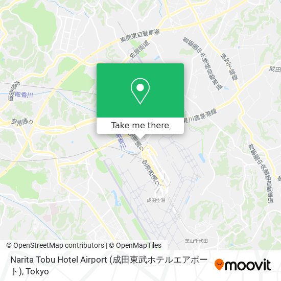 Narita Tobu Hotel Airport (成田東武ホテルエアポート) map