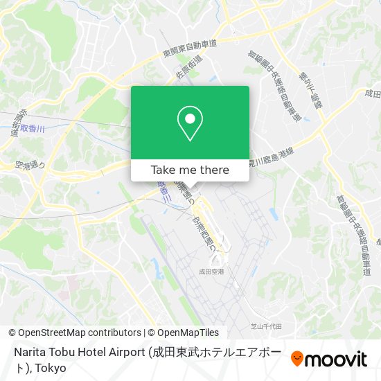 Narita Tobu Hotel Airport (成田東武ホテルエアポート) map