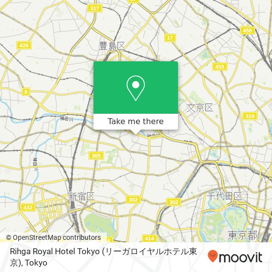 Rihga Royal Hotel Tokyo (リーガロイヤルホテル東京) map