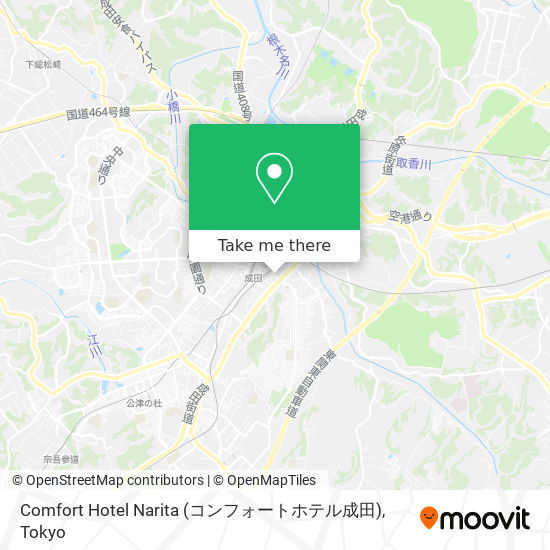 Comfort Hotel Narita (コンフォートホテル成田) map