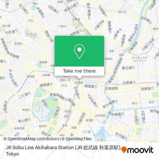 How To Get To Jr Sobu Line Akihabara Station Jr 総武線 秋葉原駅 In 千代田区 By Bus Or Metro Moovit