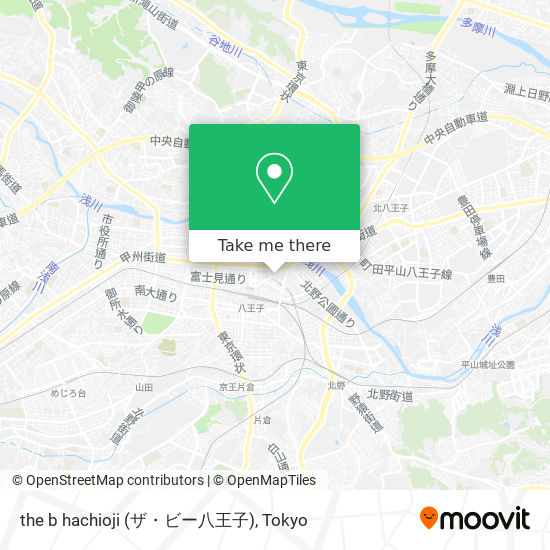 the b hachioji (ザ・ビー八王子) map