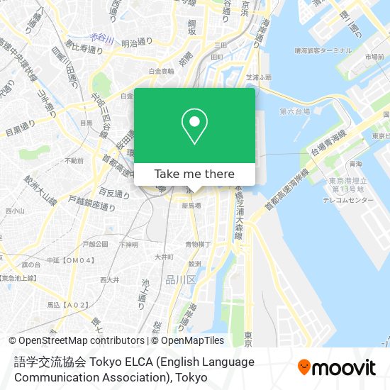 語学交流協会 Tokyo ELCA (English Language Communication Association) map
