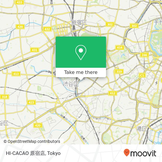 HI-CACAO 原宿店 map