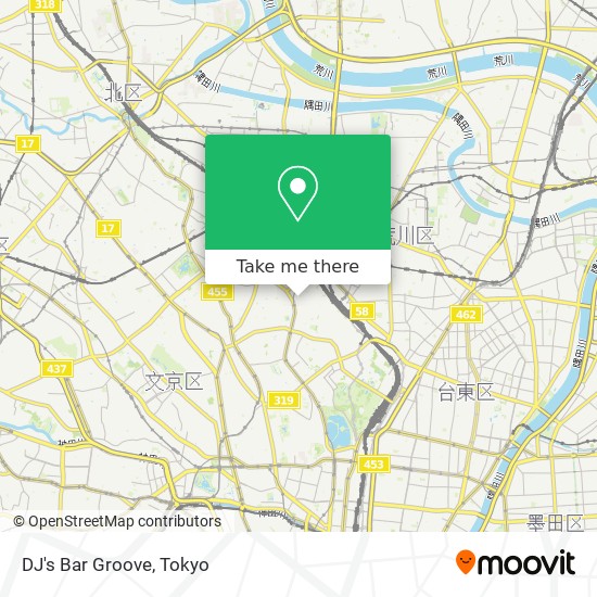 DJ's Bar Groove map